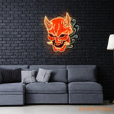 ’Hannya Mask’ Neon x Acrylic Artwork